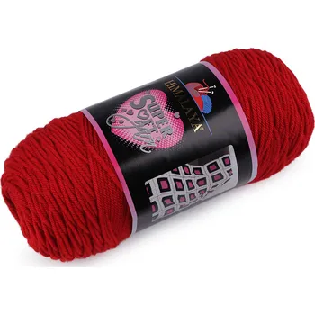 Příze Pletací příze Super Soft Yarn 200 g, střední, 5 (80804) červená