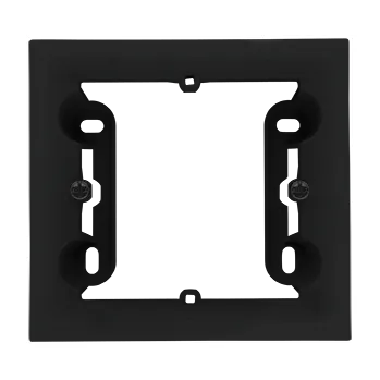 Elektroinstalační krabice Krabice pro povrchovou montáž 1 násobná, Simon 55 TPN1/149, černá metalizovaná