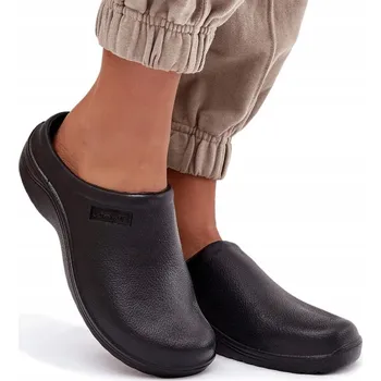 Dámské pantofle NAZOUVÁKY DÁMSKÉ CHODÍTKA LEHKÉ PĚNOVÉ PRO KAŽDODENNÍ NOŠENÍ ČERNÉ VELIKOST 38