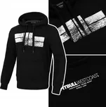 PITBULL WEST PÁNSKÁ MIKINA S KAPUCÍ CLASSIC LOGO ČERNÁ VELIKOST M .N