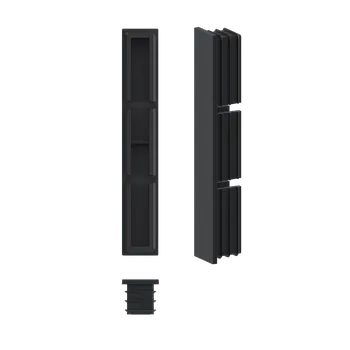 Příslušenství pro plot Krytka k hliníkové lamele 100x16mm Barva: Antracit