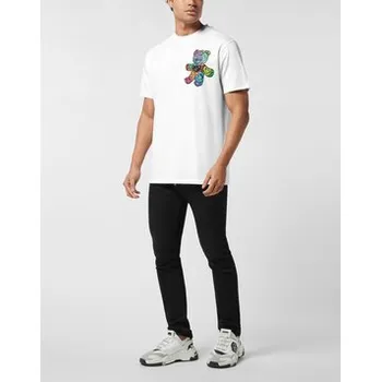 Pánské oblečení PHILIPP PLEIN T-Shirt 25631 Bílá Regular Fit XXL