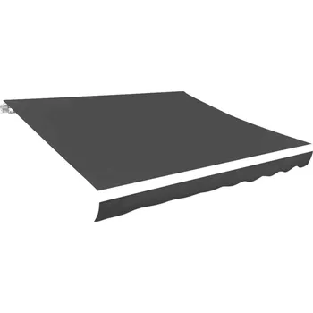 Stínicí technika Látka na markýzu VidaXL 300 x 250 cm antracitová