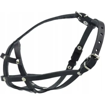 Náhubek pro psa Champion Kožený náhubek pro francouzského buldočka, velikost 1 [BF]