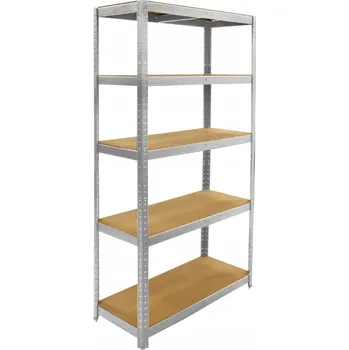 Dílenský regál Kovový skladový regál Kynast 180 x 90 x 40 cm, nosnost 175 kg na polici