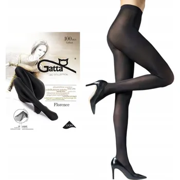 Dámské punčochy Hladké Punčocháče Gatta Florence 100 DEN, černé (Nero), velikost 2