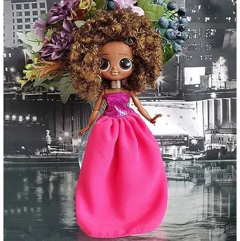 Panenka LOVEDOLLS LOL společenské šaty cyklaménové