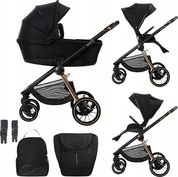 Kočárek Multifunkční kočárek 2v1 sporťák + hluboká korba adaptéry batoh antirefluxní