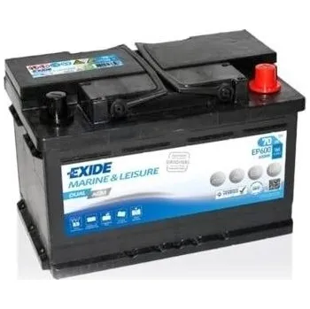 Autobaterie Trakční baterie EXIDE Dual AGM 12V 70Ah EP600