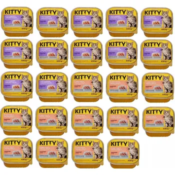 Krmivo pro kočku Mokré Krmivo pro kočky Paštika mix chutí 24 x 100g Kitty NOVINKA