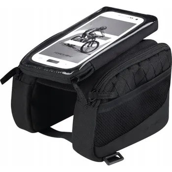 brašna na kolo Brašna na telefon na řídítka Force Dual 1 l