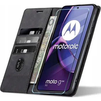 Pouzdro na mobilní telefon POUZDRO PRO MOTOROLA MOTO G84 5G + SKLO