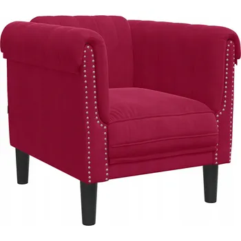 Křeslo Tradiční křeslo VidaXL červené