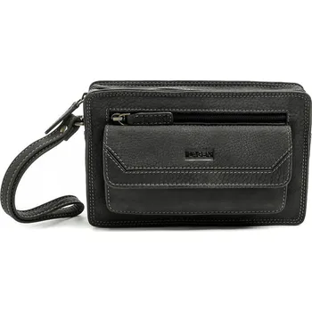 Kabelka Lagen LM-022-W černá pánská kožená etue