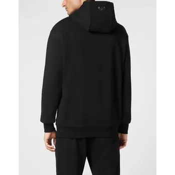 Pánská mikina PHILIPP PLEIN Mikina 9591 Černá Regular Fit XXL