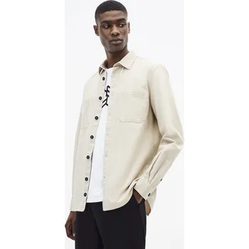 Celio Džínová košile Sawork 1092281 Béžová L