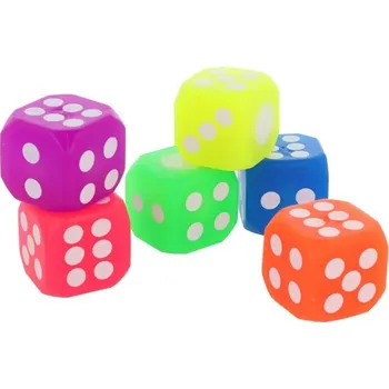 Hrací kostka Hrací kostka LED 1ks (mix)