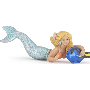 Figurka PAPO PAPO Mořská panna s modrou rybou