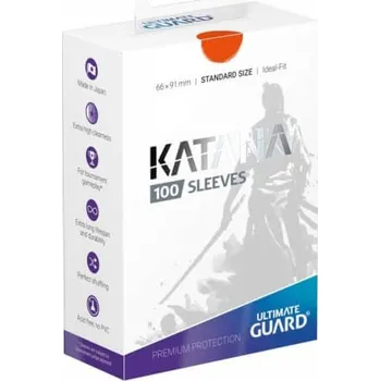 Příslušenství k deskovým hrám Obaly na karty Ultimate Guard Katana - Orange 100 ks