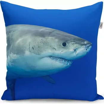Polštář Sablio Polštář Žralok - 40x40 cm