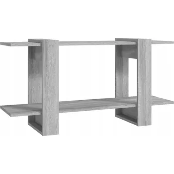 Knihovna Regál na knihy, šedý dub sonoma, 100x30x51 cm