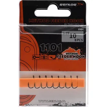 Rybářský háček Háčky na zem s protihrotem Genlog 1101 Classic Boilie 8 ks