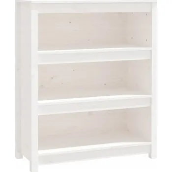 Knihovna Dřevěná police VidaXL 80 x 35 cm bílá