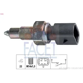 Spínač, světlo zpátečky FACET 7.6038