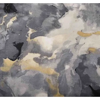 Povlečení Povlečení mikroflanel Mramor šedý 140x200, 70x90 cm