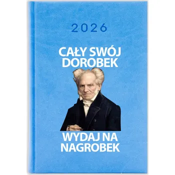 Kalendář Knižkový kalendář 2026 A5 FunnyCase modrý