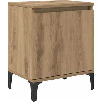 Noční stolek VidaXL Noční skříňka dub artisan 40 x 30 x 50 cm Kompozitní dřevo