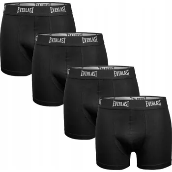 Pánské spodní prádlo Spodní prádlo boxerky EVERLAST černé, velikost L, 4-balení