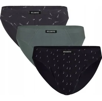 Slipy Pánské slipy ATLANTIC 3MP136 slipy sportovní XXL