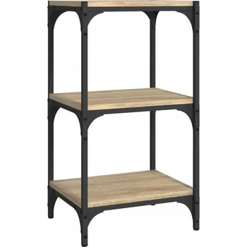 Knihovna Regál VidaXL 40 cm x 70,5 cm x 33 cm, světlá sonoma dub