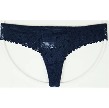 Kalhotky Feng Krajkové kalhotky vzor 357 Velikost: S, Barva: tmavě modrá