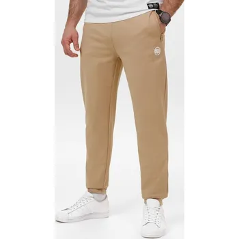 Pitbull pánské tepláky NUGGET béžové, velikost 3XL