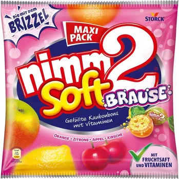 Bonbon Nimm2 Soft Brause 195g šumivé žvýkací bonbóny
