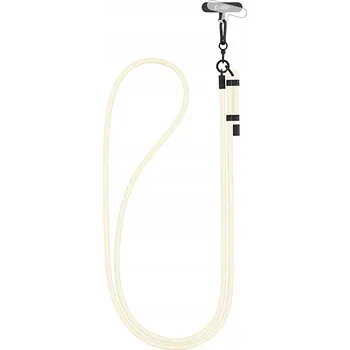 Pouzdro na mobilní telefon Šňůrka na telefon plast béžová