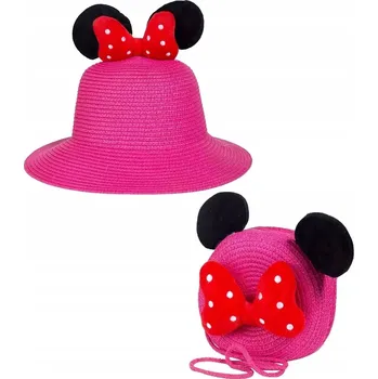 Čepice Dětský klobouk uši Mickey Mouse + kabelka