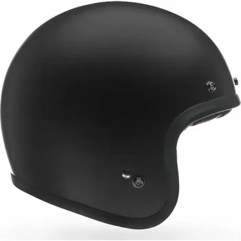Helma na motorku MOTOCYKLOVÁ PŘILBA OTEVŘENÁ BELL CUSTOM 500 ECE6 MATNÁ ČERNÁ S
