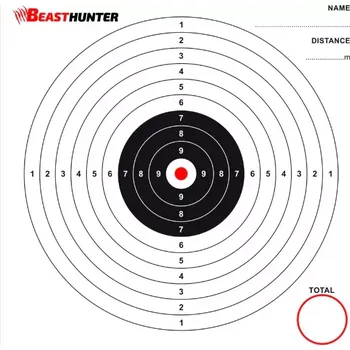 Terč na sportovní střelbu Vzduchovkový terč 17 x 17 cm