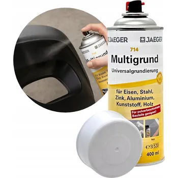 Barva ve spreji JAEGER UNIVERZÁLNÍ ZÁKLADNÍ NÁTĚR ANTIKOROZNÍ BARVA RAL 7001 ŠEDÁ 400ML
