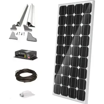 Příslušenství ke karavanu Solární sada Carbest CB s panelem a kontrolerem varianta CB-115 Slim