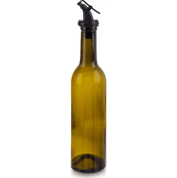 Nádoba na olej a ocet skleněná láhev na olej a ocet s dávkovačem 380 ml