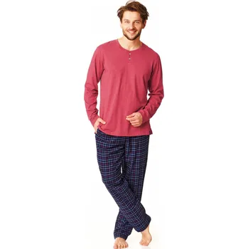 Pánská noční košile KEY Pyžamo pánské MNS 451 B23 Barva: 451, Velikost: XXL