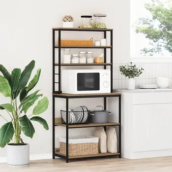 Příborník do zásuvky Kuchyňská polička Artisanový dub 80 x 40 x 168 cm