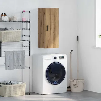 Příborník do zásuvky Nástěnná skříňka Artisanový dub 34,5 x 34 x 90 cm