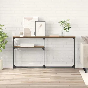 Konferenční stolek Konsole Artisanový dub 145 x 22,5 x 75 cm kompozitní dřevo