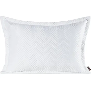 Povlečení Dekorační povlak na polštář SOFIA 70x50cm v bílé barvě