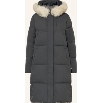 Dámský kabát Adidas Terrex Dámský Peříčkový Kabát Xploric, tmavě šedá, 36